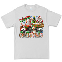 Dove Grey Merry Christmas  tractor Premium Tee - CowhideDigitalArt