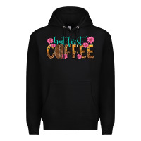 Black but first coffee Premium Hoodie - texasbilliewilder