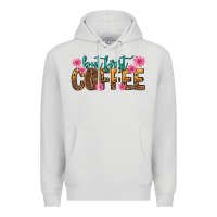 Dove Grey but first coffee Premium Hoodie - texasbilliewilder