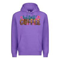 Purple but first coffee Premium Hoodie - texasbilliewilder