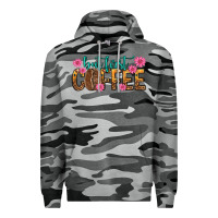 Slate Camo but first coffee Premium Hoodie - texasbilliewilder