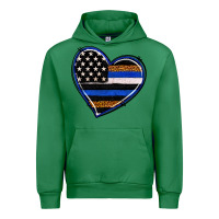 Emerald police heart Urban Hoodie - RanaPortraitStore