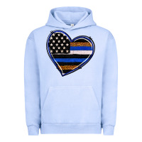Pigment Grape Ice police heart Urban Hoodie - RanaPortraitStore