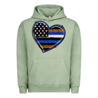 Police Heart Urban Hoodie | Teevron