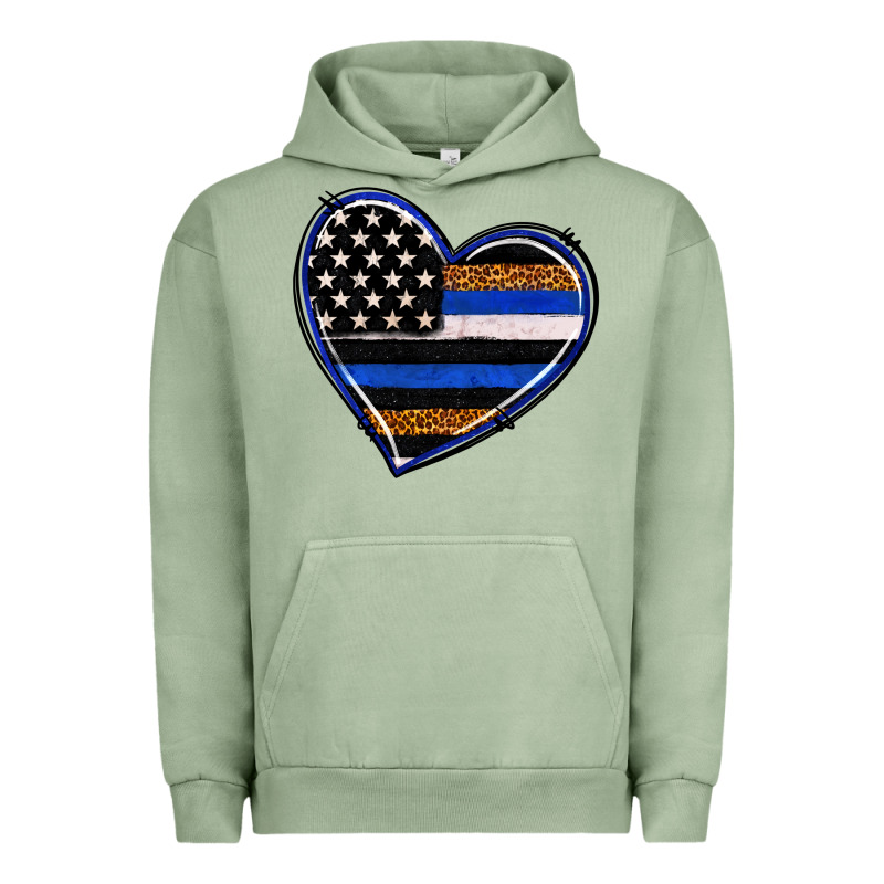 Police Heart Urban Hoodie by RanaPortraitStore | Teevron