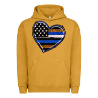 Pigment Peanut Butter police heart Urban Hoodie - RanaPortraitStore