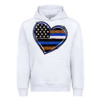 White police heart Urban Hoodie - RanaPortraitStore