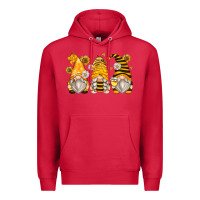 Cardinal bumble bee gnomes Premium Hoodie - Zillion Design Studio
