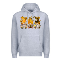 Heather Grey bumble bee gnomes Premium Hoodie - Zillion Design Studio