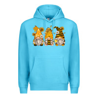 Ocean Blue bumble bee gnomes Premium Hoodie - Zillion Design Studio