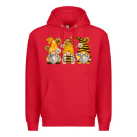Red bumble bee gnomes Premium Hoodie - Zillion Design Studio
