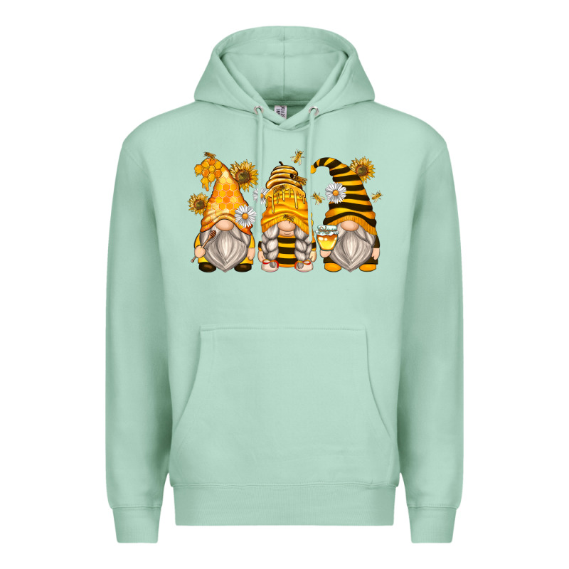 Bumble Bee Gnomes Premium Hoodie by Zillion Design Studio | Teevron