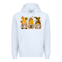 White bumble bee gnomes Premium Hoodie - Zillion Design Studio