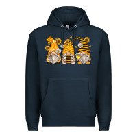 Navy bumble bee gnomes Premium Hoodie - Zillion Design Studio