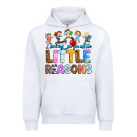 White i love my job for all the little reason Urban Hoodie - RanaPortraitStore