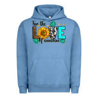 Pigment Pebble Blue for the love of sunshine Urban Hoodie - RanaPortraitStore