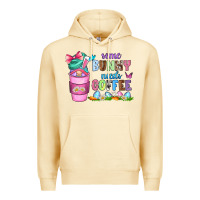 Pina Colada some bunny needs coffee with gnomes Premium Hoodie - Zillion Design Studio