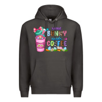 Smoke some bunny needs coffee with gnomes Premium Hoodie - Zillion Design Studio
