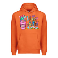 Carrot some bunny needs coffee with gnomes Premium Hoodie - Zillion Design Studio
