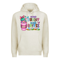 Oatmeal Heather some bunny needs coffee with gnomes Premium Hoodie - Zillion Design Studio