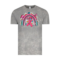 Cloud Rock Breast Cancer Rainbow Vintage Tee - Artiststas