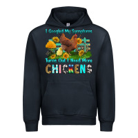Navy i googled my symptoms turns out i need more chicke Urban Hoodie - RanaPortraitStore