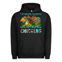 Pigment Black i googled my symptoms turns out i need more chicke Urban Hoodie - RanaPortraitStore