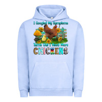 Pigment Grape Ice i googled my symptoms turns out i need more chicke Urban Hoodie - RanaPortraitStore