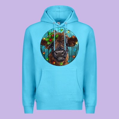 Premium Hoodie Calf Christmas