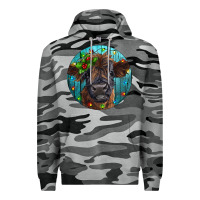Slate Camo Calf Christmas Premium Hoodie - RanaPortraitStore