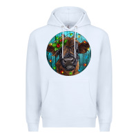White Calf Christmas Premium Hoodie - RanaPortraitStore