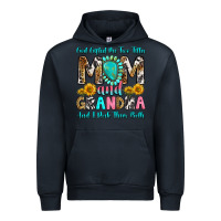 Navy god gifted me two titles mom and grandma and i roc Urban Hoodie - RanaPortraitStore