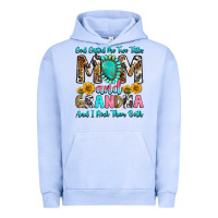 Pigment Grape Ice god gifted me two titles mom and grandma and i roc Urban Hoodie - RanaPortraitStore