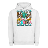 Pigment Lunar Rock god gifted me two titles mom and grandma and i roc Urban Hoodie - RanaPortraitStore