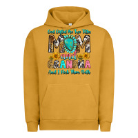 Pigment Peanut Butter god gifted me two titles mom and grandma and i roc Urban Hoodie - RanaPortraitStore