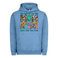 God Gifted Me Two Titles Mom And Grandma And I Roc Urban Hoodie | Teevron