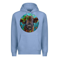 Colony Blue Calf Christmas Premium Hoodie - RanaPortraitStore