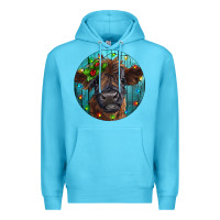 Ocean Blue Calf Christmas Premium Hoodie - RanaPortraitStore