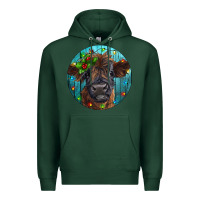 Sports Green Calf Christmas Premium Hoodie - RanaPortraitStore