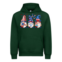 Forest Green fourth of july gnomes Urban Hoodie - RanaPortraitStore