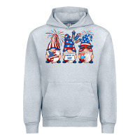 Heather Grey fourth of july gnomes Urban Hoodie - RanaPortraitStore