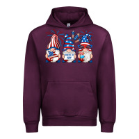 Mauve Wine fourth of july gnomes Urban Hoodie - RanaPortraitStore