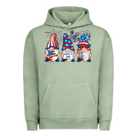 Pigment Oil Green fourth of july gnomes Urban Hoodie - RanaPortraitStore