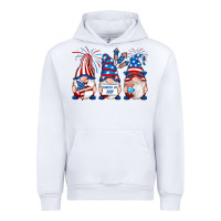 White fourth of july gnomes Urban Hoodie - RanaPortraitStore