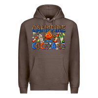 Coffee campfire and cocktails Premium Hoodie - texasbilliewilder