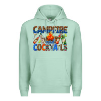 Seafoam campfire and cocktails Premium Hoodie - texasbilliewilder