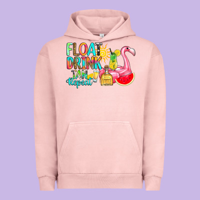 Urban Hoodie float drink tan repeat
