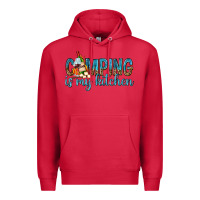 Cardinal camping is my kitchen with wine Premium Hoodie - texasbilliewilder
