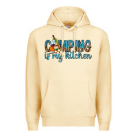 Pina Colada camping is my kitchen with wine Premium Hoodie - texasbilliewilder