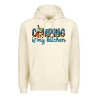 Sandshell camping is my kitchen with wine Premium Hoodie - texasbilliewilder